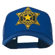 Security Officer Star Patched Mesh Back Cap