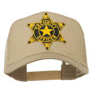 Security Officer Star Patched Mesh Back Cap