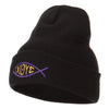 Religious Symbol of Christ Embroidered Long Beanie