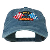 Race Series Flags Embroidered Washed Cap