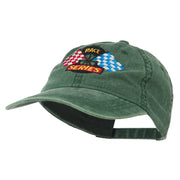 Race Series Flags Embroidered Washed Cap