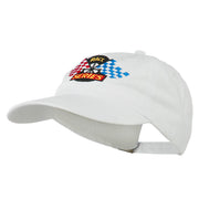 Race Series Flags Embroidered Washed Cap