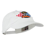 Race Series Flags Embroidered Washed Cap