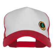 Trainer Red Poke Monster Embroidered Mesh Cap