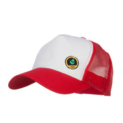 Trainer Red Poke Monster Embroidered Mesh Cap