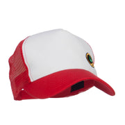 Trainer Red Poke Monster Embroidered Mesh Cap