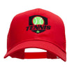 Tennis Ball Logo Embroidered Cotton Twill Mesh Cap