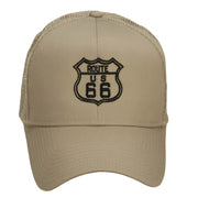 US Route 66 Embroidered Mesh Cap