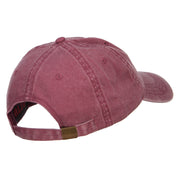 Star with Ribbon Embroidered Washed Cap