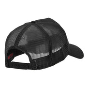 Trainer Red Poke Monster Embroidered Mesh Cap