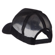 Army Rectangle Military Patched Mesh Cap