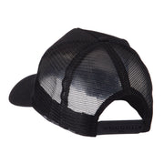 Army Rectangle Military Patched Mesh Cap