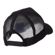 Army Rectangle Military Patched Mesh Cap