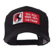 Army Rectangle Military Patched Mesh Cap