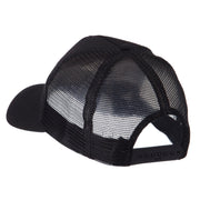 Army Rectangle Military Patched Mesh Cap