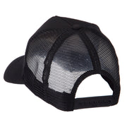 Army Rectangle Military Patched Mesh Cap