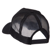 Army Rectangle Military Patched Mesh Cap