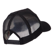 Army Rectangle Military Patched Mesh Cap