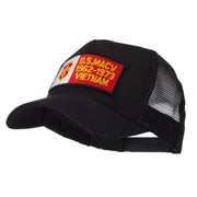 Army Rectangle Military Patched Mesh Cap