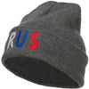 Russia RUS Flag Embroidered Long Beanie