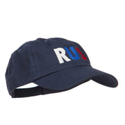 Russia RUS Flag Embroidered Low Profile Cap