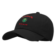 Grinch Please Embroidered Pigment Dyed Cotton Cap