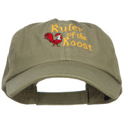 Ruler of the Roost Embroidered Low Cap