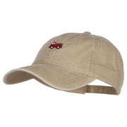 Mini Fire Truck Embroidered Washed Cap