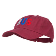 Russia RUS Flag Embroidered Low Profile Cap