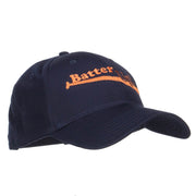 Batter Up Embroidered Low Profile Cap