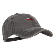 Mini Fire Truck Embroidered Washed Cap