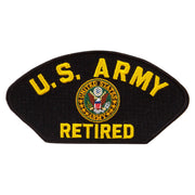 US Army Retired Fan Shaped Patch