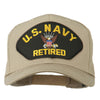 US Navy Retired Military Patched Cap