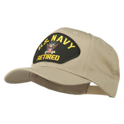 US Navy Retired Military Patched Cap