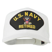 US Navy Retired Military Patched Cap