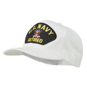 US Navy Retired Military Patched Cap