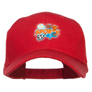 Sports Fun Patched Low Cotton Cap