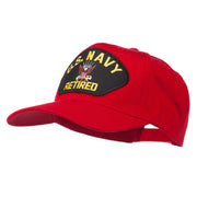 US Navy Retired Military Patched Cap