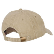 Crossed Paddles Embroidered Washed Cotton Cap