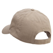 I'd Rather Be Watching Anime Embroidered Low Profile Dyed Cotton Twill Cap - Khaki OSFM