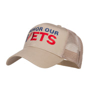 Honor Our Vets Embroidered Mesh Cap