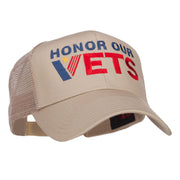 Honor Our Vets Embroidered Mesh Cap