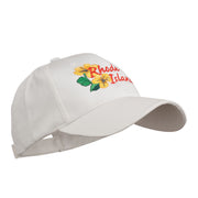 USA State Rhode Island Violet Embroidered Low Profile Cap