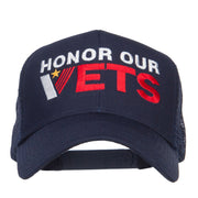 Honor Our Vets Embroidered Mesh Cap