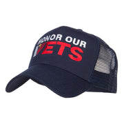 Honor Our Vets Embroidered Mesh Cap