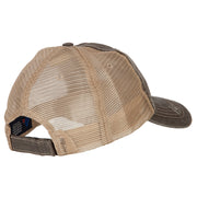 US Army Veteran Military Embroidered Low Cotton Mesh Cap