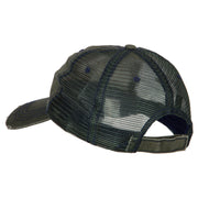 US Army Veteran Military Embroidered Low Cotton Mesh Cap