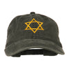 Star of David Embroidered Washed Dyed Cap