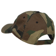 US Army Veteran Military Embroidered Enzyme Camo Cap