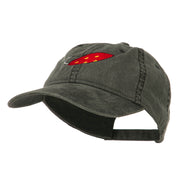 Fishing Red Walleye Lure Embroidered Washed Cap